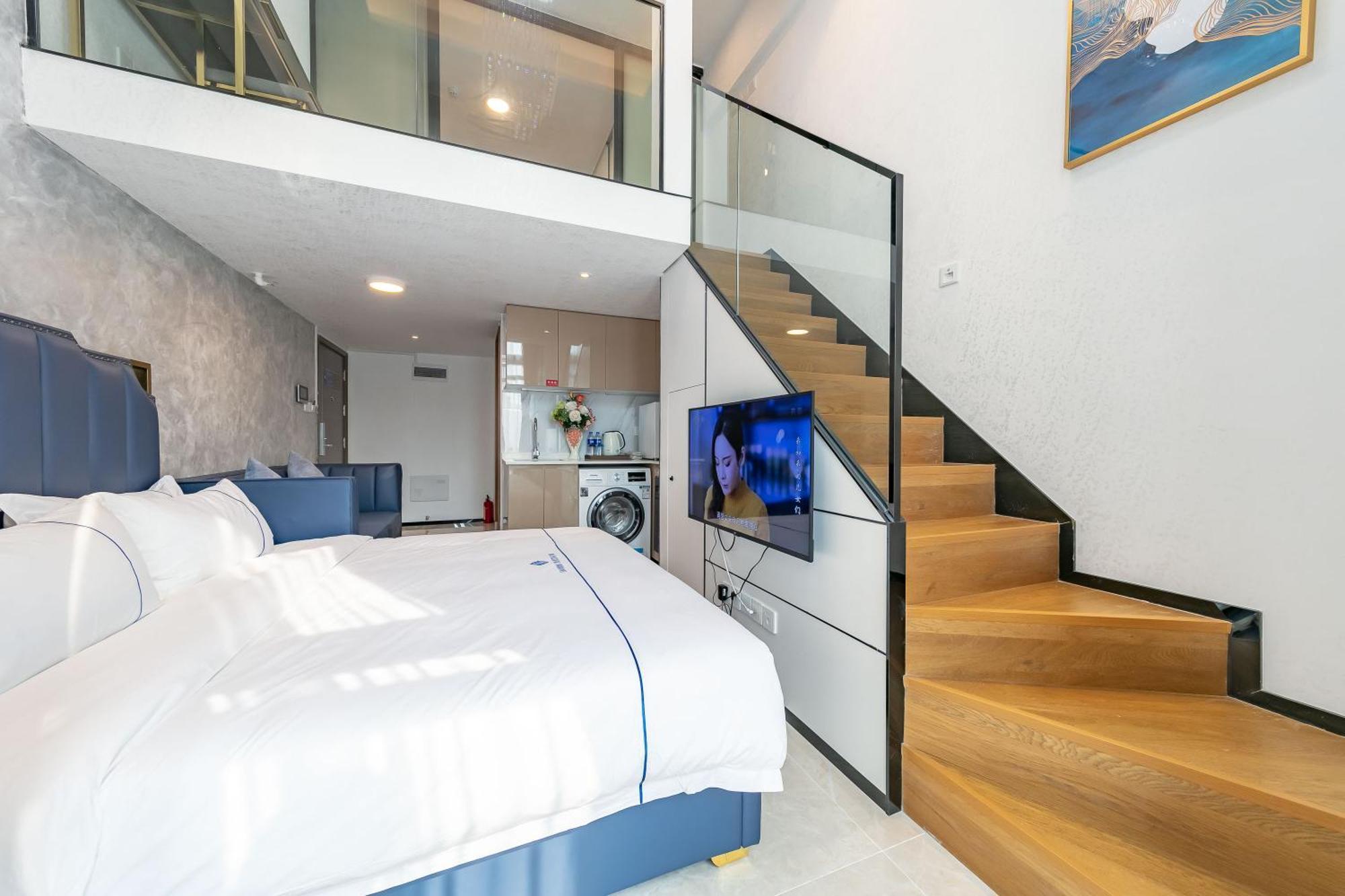 Gepai Executive Apartment - Shenzhen Futian Convention And Exhibition Center Esterno foto