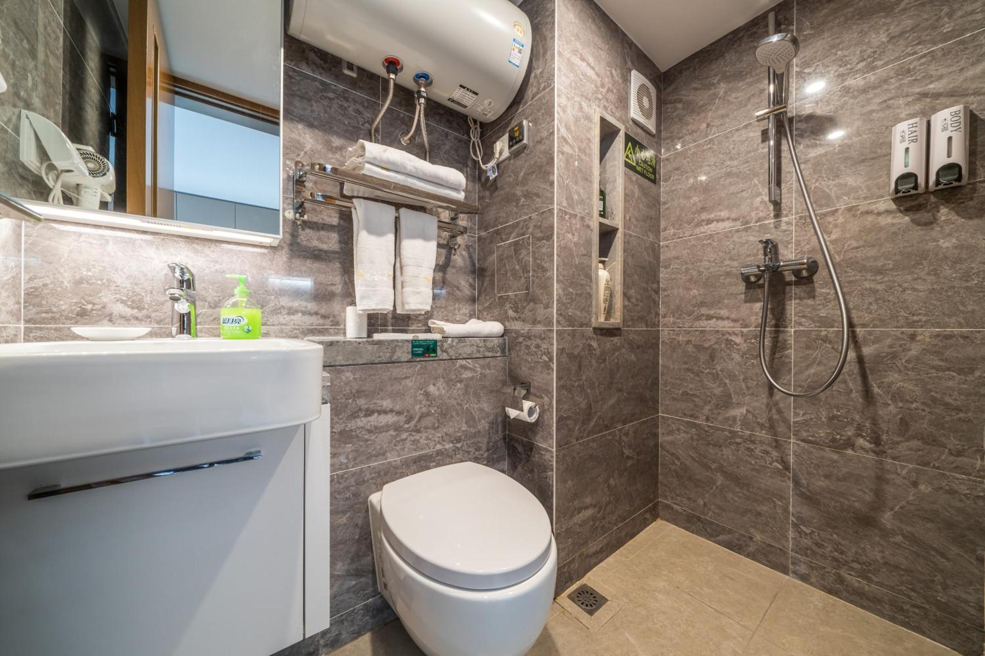Gepai Executive Apartment - Shenzhen Futian Convention And Exhibition Center Esterno foto